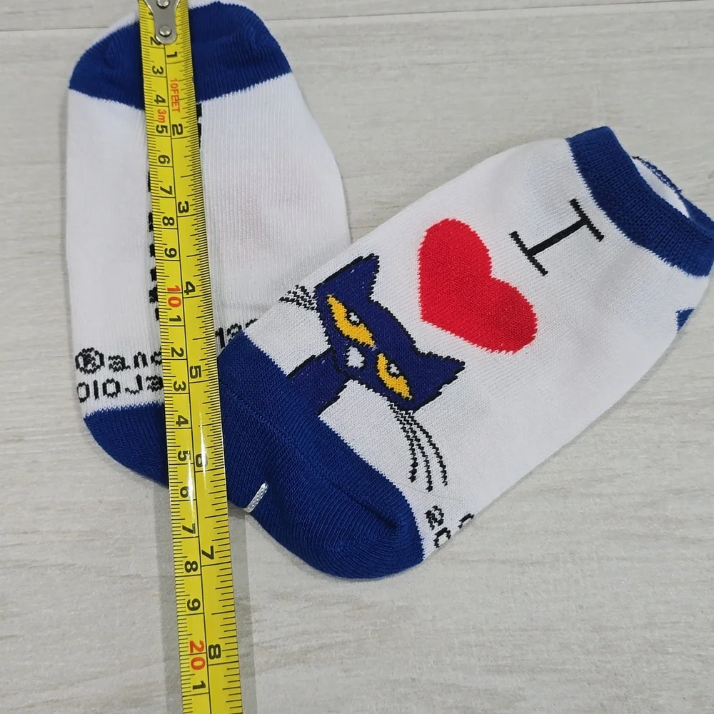 Pete the Cat Kid's No-Show Socks - Multi Color Set Little Boy NWOT